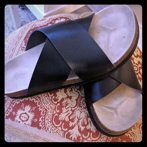Birk-style sandals